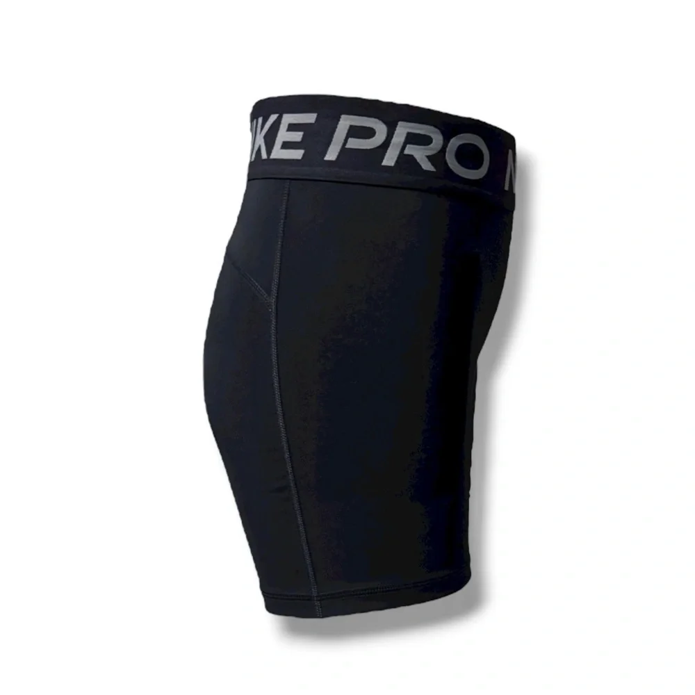 NIKE PRO DRI-Fit 5” Shorts Black/Grey Size Small - Picture 3 of 13